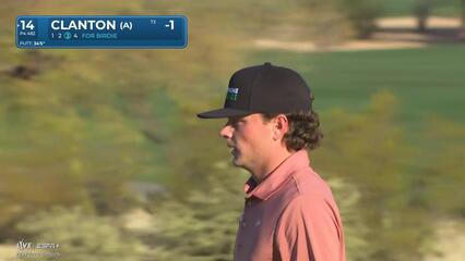 Luke Clanton | Round 1 | 14th hole | Shot 4 | 2025 WM Phoenix Open