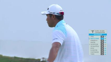 Hideki Matsuyama | 2024 FedEx St. Jude | Round 1 | 18th hole | Shot 4