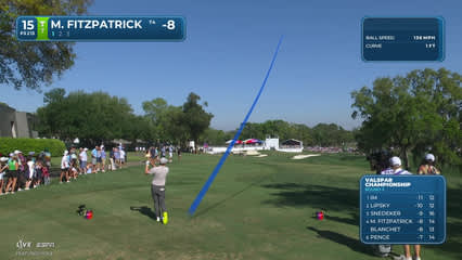 Matt Fitzpatrick | Round 3 | 15th hole | Shot 1 | 2026 Valspar
