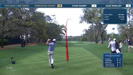 Pierceson Coody | Round 2 | 11th hole | Shot 1 | 2026 THE PLAYERS