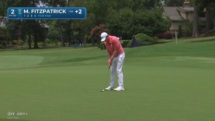 Matt Fitzpatrick | Round 1 | 2nd hole | Shot 4 | 2025 Wyndham