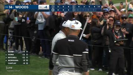 Tiger Woods | 2023 Genesis | Round 3 | 5th hole | Shot 3