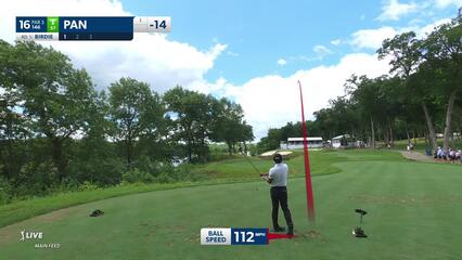 C.T. Pan | 2024 John Deere | Round 2 | 16th hole | Shot 1