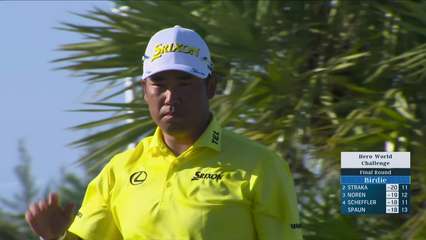 Hideki Matsuyama | Round 4 | 13th hole | Shot 3 | 2025 Hero World Challenge