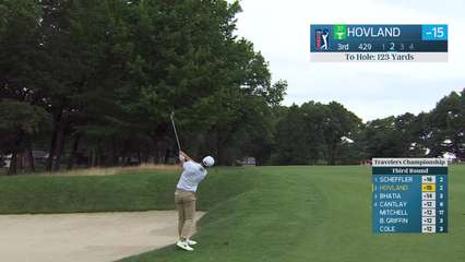 Viktor Hovland | Round 3 | 3rd hole | Shot 2 | 2026 Travelers