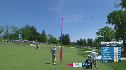 Sam Burns | Round 4 | 1st hole | Shot 2 | 2025 Truist Championship