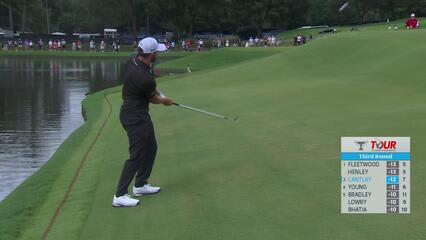 Patrick Cantlay | Round 3 | 8th hole | Shot 3 | 2025 TOUR Championship