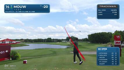 William Mouw | Round 4 | 14th hole | Shot 1 | 2025 3M Open