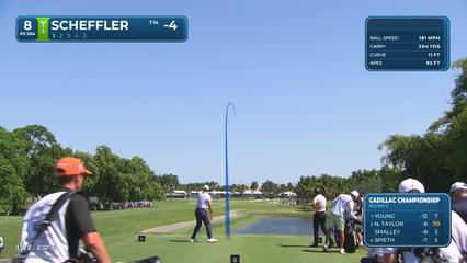 Scottie Scheffler | Round 2 | 8th hole | Shot 1 | 2026 Cadillac