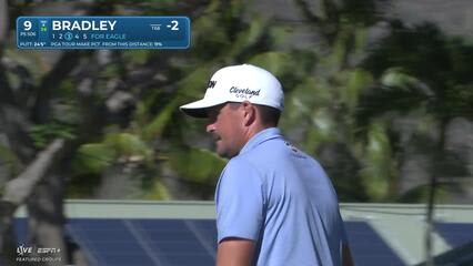 Keegan Bradley | Round 2 | 9th hole | Shot 4 | 2025 Sony Open