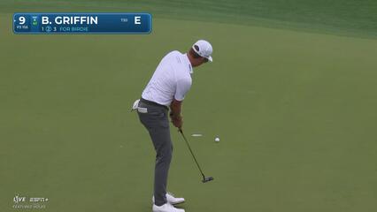 Ben Griffin | Round 1 | 9th hole | Shot 3 | 2025 Houston Open