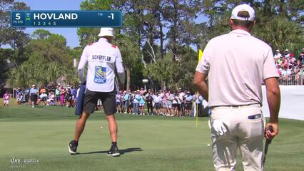 Viktor Hovland | Round 1 | 5th hole | Shot 3 | 2025 RBC Heritage