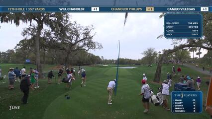 Chandler Phillips | Round 4 | 12th hole | Shot 1 | 2025 THE PLAYERS