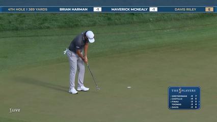 Davis Riley | Round 1 | 4th hole | Shot 6 | 2026 THE PLAYERS