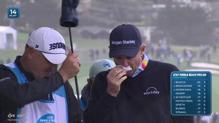 Justin Rose | Round 4 | 14th hole | Shot 1 | 2026 AT&T Pebble Beach