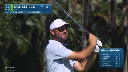 Scottie Scheffler | Round 3 | 14th hole | Shot 2 | 2026 Cadillac