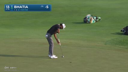 Akshay Bhatia | Round 2 | 13th hole | Shot 3 | 2025 3M Open