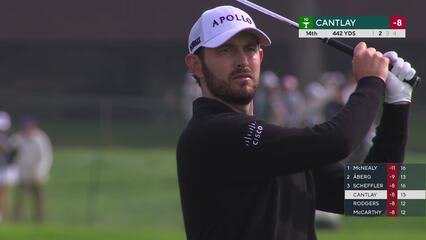 Patrick Cantlay | Round 4 | 14th hole | Shot 2 | 2025 Genesis