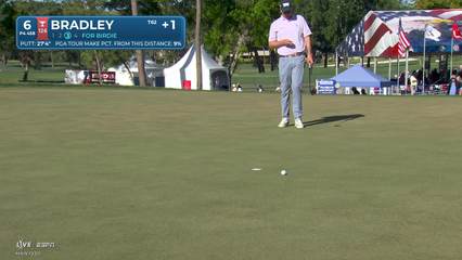 Keegan Bradley | Round 4 | 6th hole | Shot 4 | 2026 Valspar