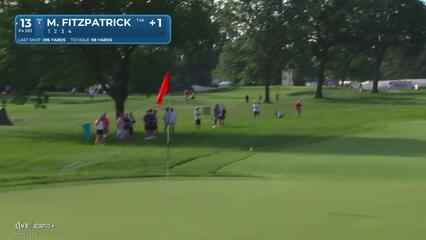 Matt Fitzpatrick | Round 1 | 13th hole | Shot 2 | 2025 Rocket Classic
