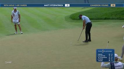 Cameron Young | Round 4 | 10th hole | Shot 3 | 2026 THE PLAYERS