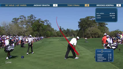 Tony Finau | Round 2 | 1st hole | Shot 1 | 2026 THE PLAYERS