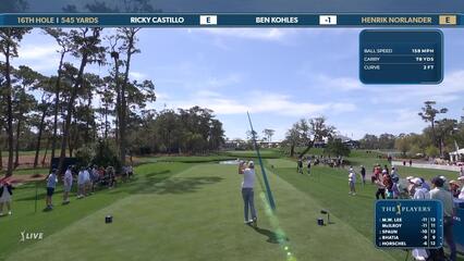 Henrik Norlander | Round 2 | 16th hole | Shot 1 | 2025 THE PLAYERS