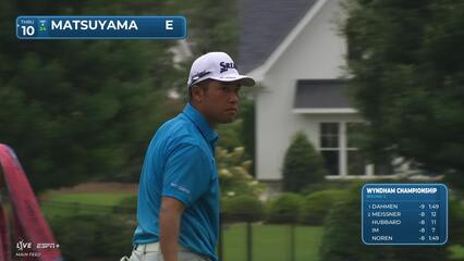 Hideki Matsuyama | Round 2 | 1st hole | Shot 4 | 2025 Wyndham