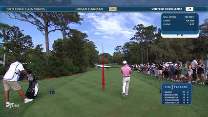 Brian Harman | Round 3 | 10th hole | Shot 1 | 2026 THE PLAYERS