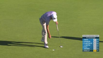Keegan Bradley | Round 2 | 12th hole | Shot 5 | 2025 Farmers