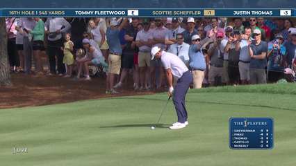 Scottie Scheffler | Round 1 | 16th hole | Shot 3 | 2026 THE PLAYERS