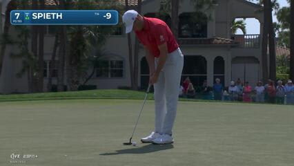 Jordan Spieth | Round 3 | 7th hole | Shot 3 | 2025 Cognizant Classic