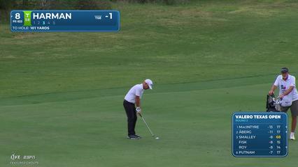Brian Harman | Round 2 | 8th hole | Shot 3 | 2026 Valero
