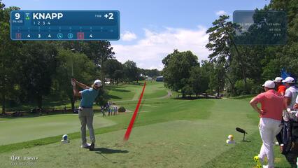 Jake Knapp | Round 1 | 9th hole | Shot 1 | 2025 Wyndham