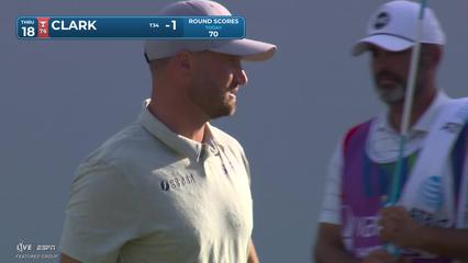 Wyndham Clark | Round 1 | 18th hole | Shot 4 | 2026 Valspar