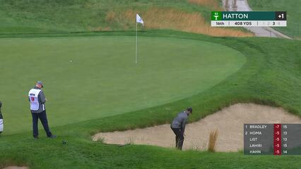 Tyrrell Hatton | 2022 Wells Fargo | Round 3 | 16th hole | Shot 3