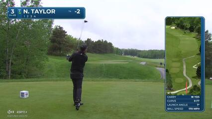 Nick Taylor | Round 1 | 3rd hole | Shot 1 | 2025 RBC Canadian