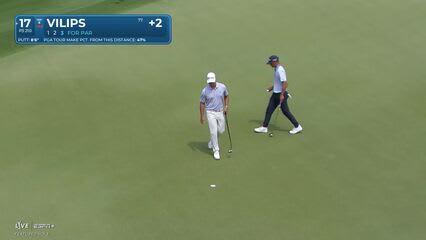 Karl Vilips | Round 3 | 17th hole | Shot 3 | 2025 Mexico Open