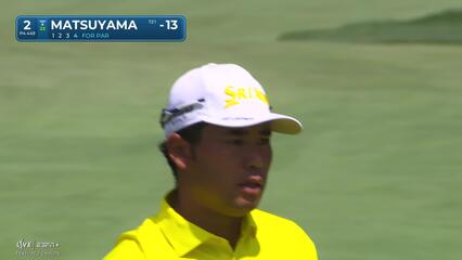 Hideki Matsuyama | Round 4 | 2nd hole | Shot 4 | 2025 Rocket Classic