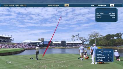 Max Homa | Round 3 | 17th hole | Shot 1 | 2026 THE PLAYERS