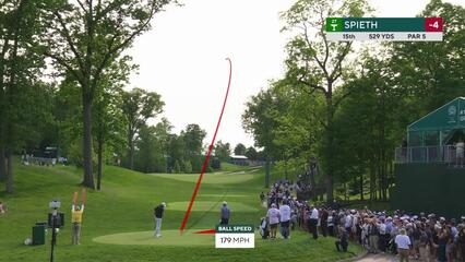 Jordan Spieth | Round 3 | 15th hole | Shot 1 | 2025 the Memorial