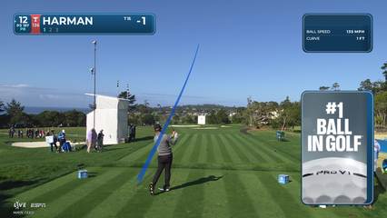 Brian Harman | Round 1 | 12th hole | Shot 1 | 2026 AT&T Pebble Beach