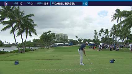 Daniel Berger | Round 4 | 17th hole | Shot 1 | 2026 Sony Open