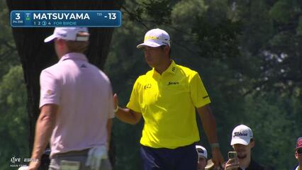 Hideki Matsuyama | Round 4 | 3rd hole | Shot 3 | 2025 Rocket Classic