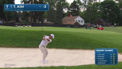 Tom Kim | Round 1 | 7th hole | Shot 3 | 2025 Rocket Classic