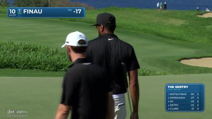Tony Finau | Round 4 | 10th hole | Shot 4 | 2025 The Sentry