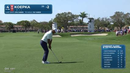 Brooks Koepka | Round 2 | 4th hole | Shot 2 | 2026 Cognizant Classic