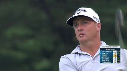 Alex Noren | Round 2 | 18th hole | Shot 2 | 2025 Baycurrent