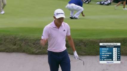 Collin Morikawa | Round 1 | 9th hole | Shot 3 | 2025 Baycurrent