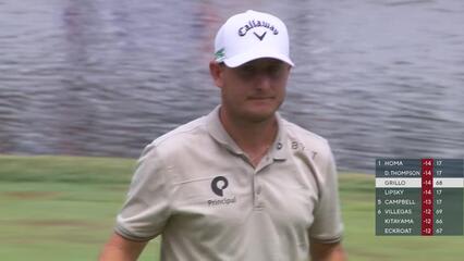 Emiliano Grillo | Round 3 | 18th hole | Shot 3 | 2025 John Deere